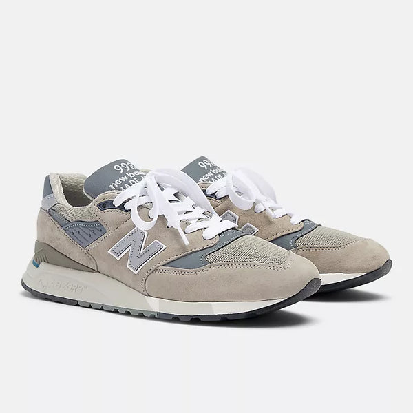 NEW BALANCE 998 Made In Usa Grey With Silver