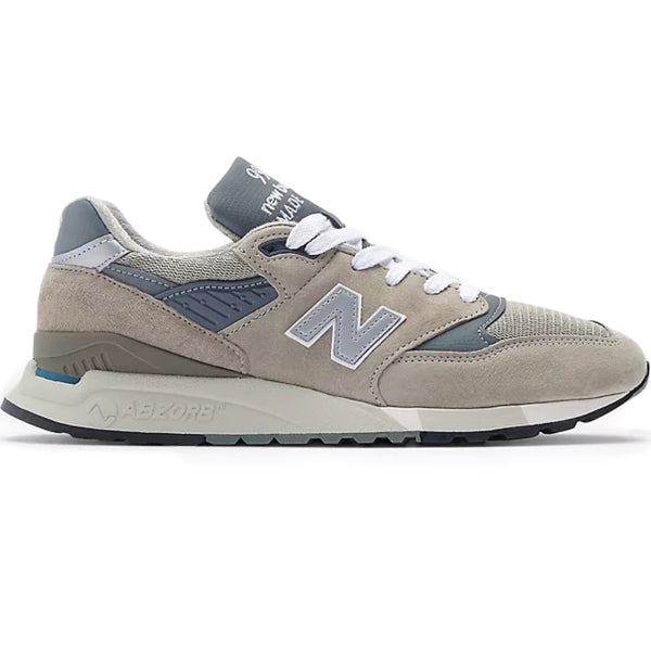 NEW BALANCE 998 Made In Usa Grey With Silver