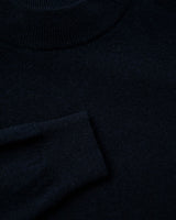 LA PAZ Fino Mock Neck Wool Sweater Dark Navy