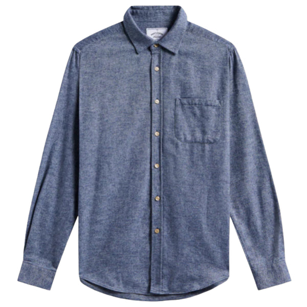 PORTUGUESE FLANNEL Teca Indigo Shirt