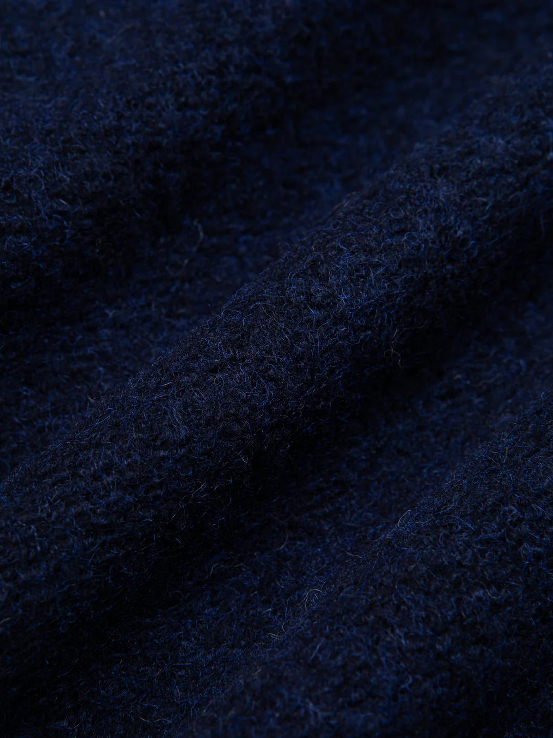 KESTIN Dreghorn Fleece in lana italiana blu notte 