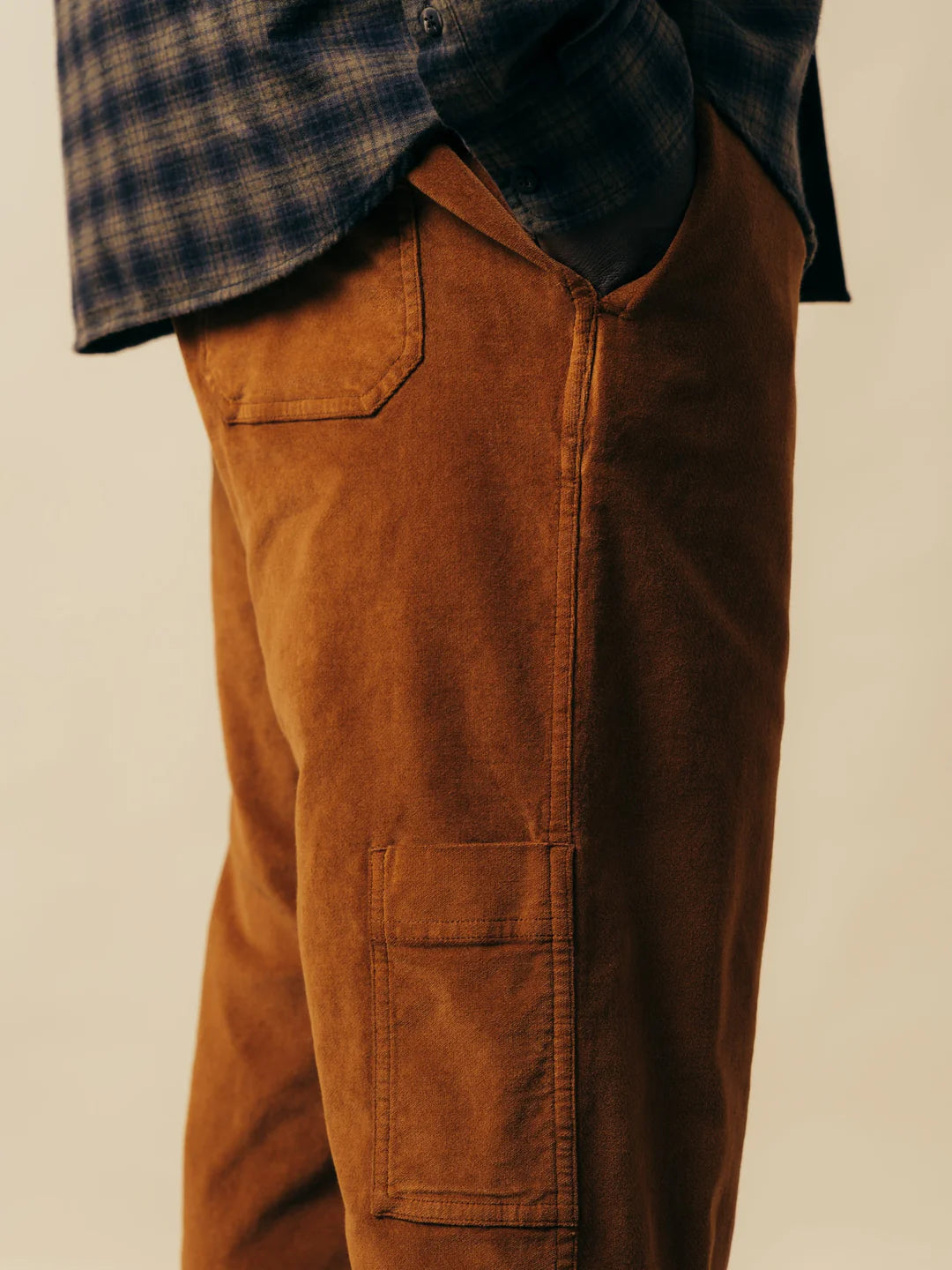 KESTIN Aberlour Pant In Tobacco Cotton Moleskin