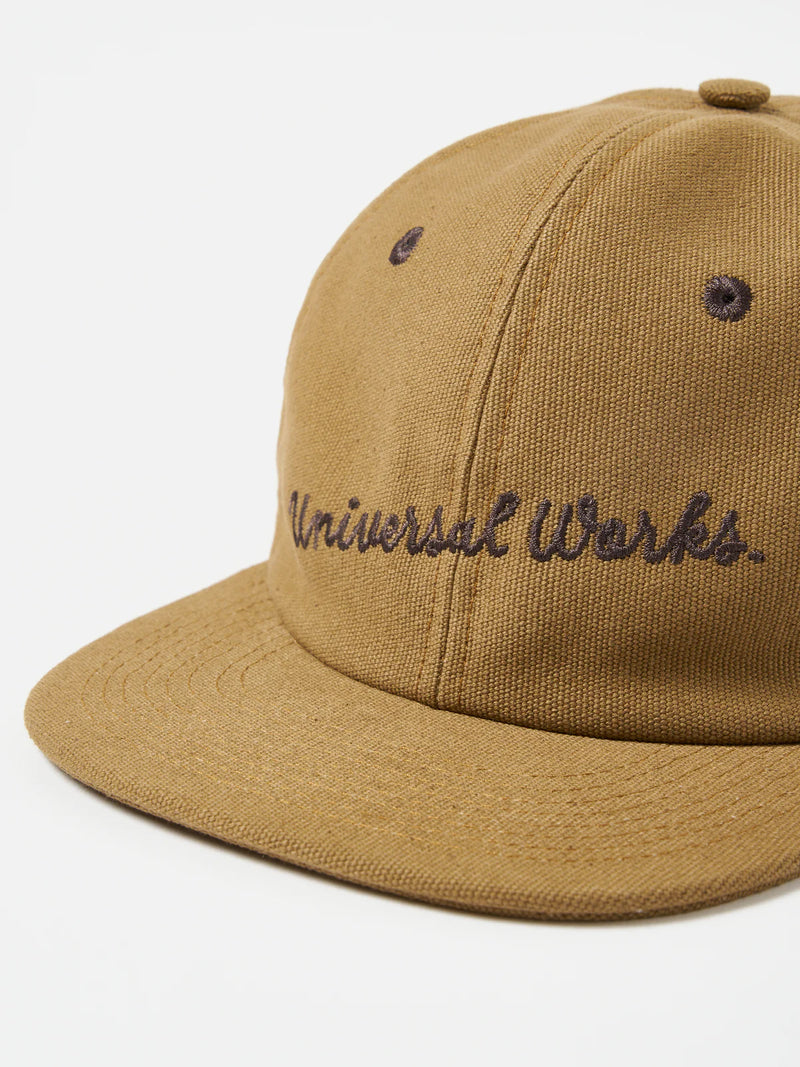 UNIVERSAL WORKS Baseball Hat in Khaki Canvas