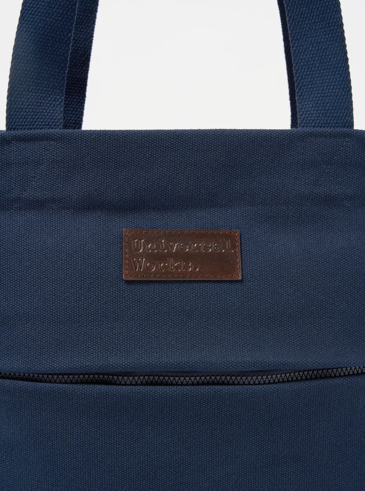 Borsa tote UNIVERSAL WORKS in tela blu navy 