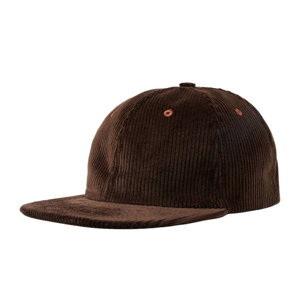 UNIVERSAL WORKS Baseball Hat in Brown Brisbane Cord