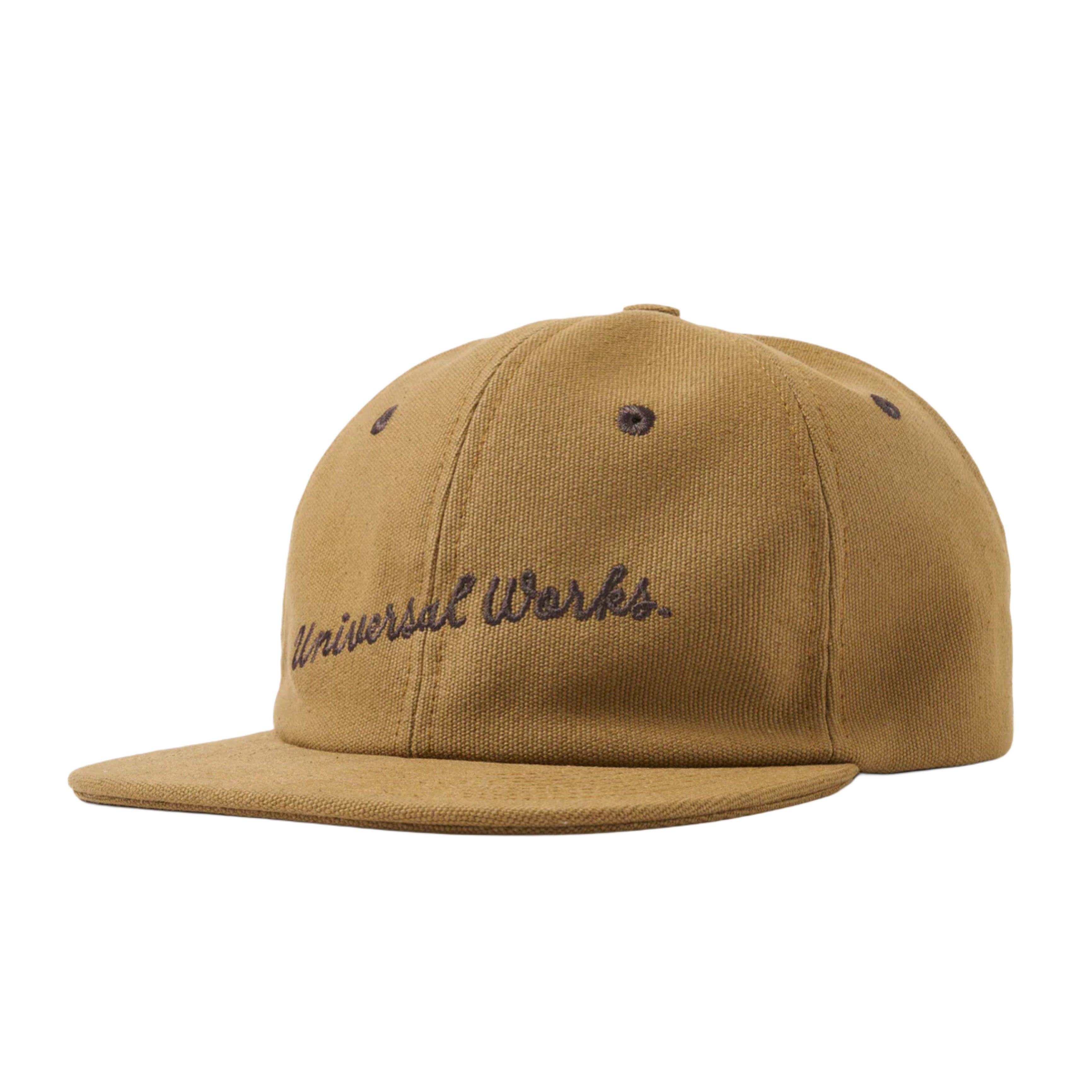 UNIVERSAL WORKS Baseball Hat in Khaki Canvas