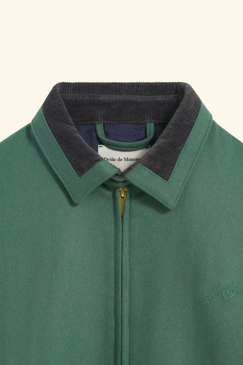 DRÔLE DE MONSIEUR La Veste Drôle In Water Green