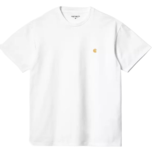 CARHARTT WIP S/S Chase T-Shirt White Gold