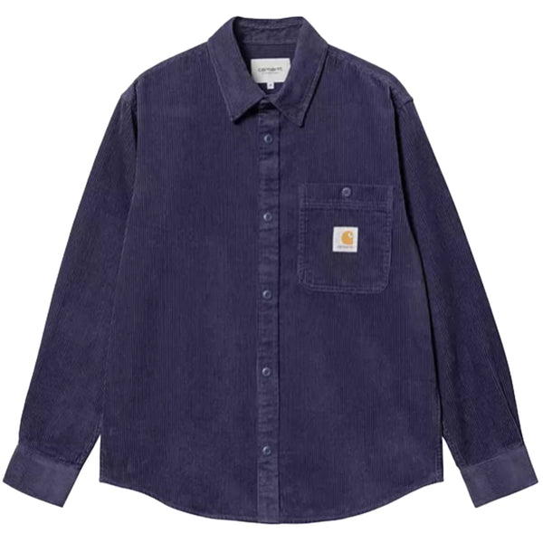 Camicia CARHARTT WIP Oregon Jac Starco a righe Bordeaux