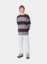 CARHARTT WIP L/S Sundling T-Shirt Sundling Stripe Aura