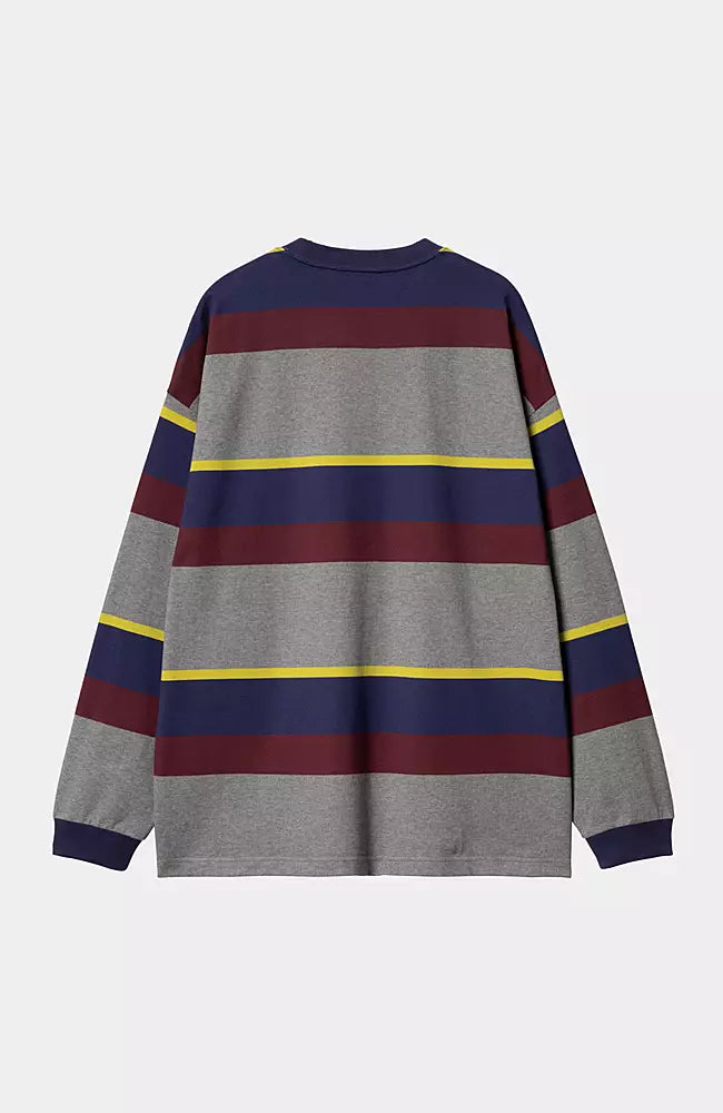 CARHARTT WIP L/S Sundling T-Shirt Sundling Stripe Aura