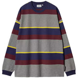 CARHARTT WIP L/S Sundling T-Shirt Sundling Stripe Aura