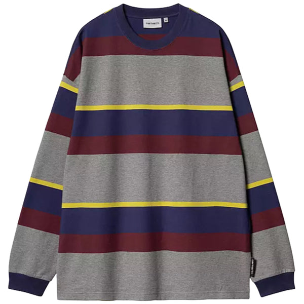 CARHARTT WIP L/S Sundling T-Shirt Sundling Stripe Aura