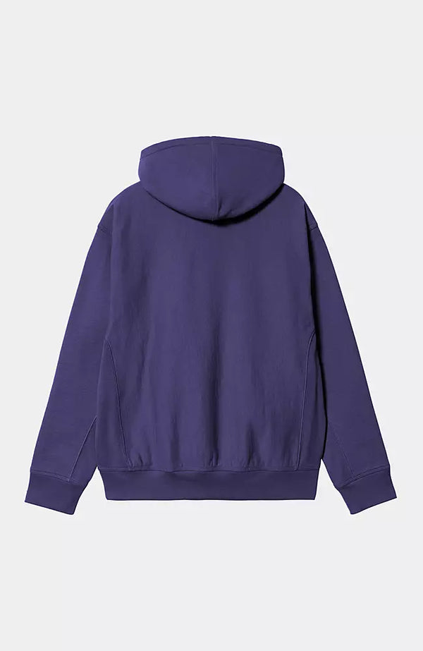 CARHARTT WIP Hooded American Script Sweatshirt Aura