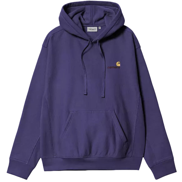 CARHARTT WIP Hooded American Script Sweatshirt Aura