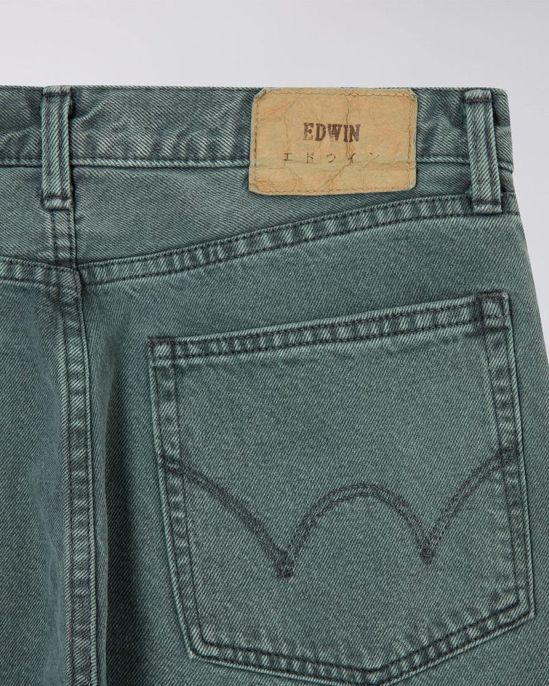 EDWIN Loose Jeans Black Green Black Made In Japan