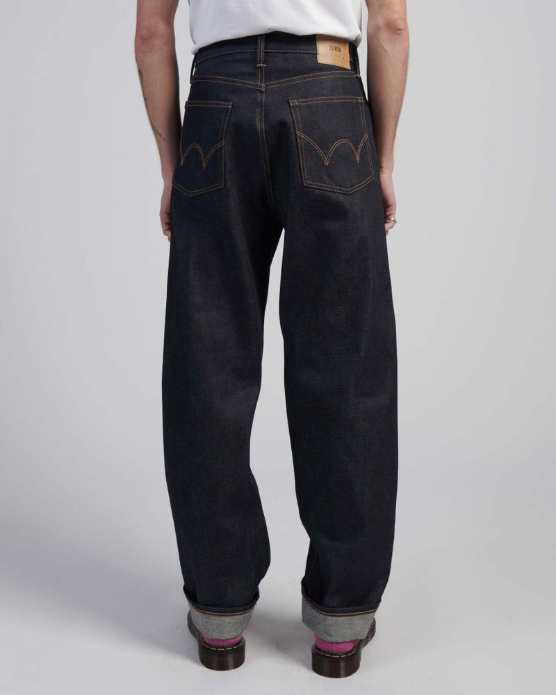 EDWIN Loose Jeans Blue Unwashed Made In Japan