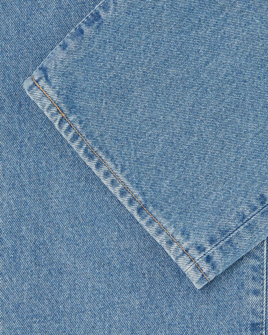 EDWIN Regular Straight Jeans Blue Light Used Made In Japan