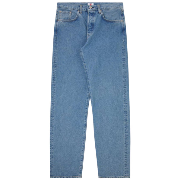 EDWIN Regular Straight Jeans Blue Light Used Made In Japan