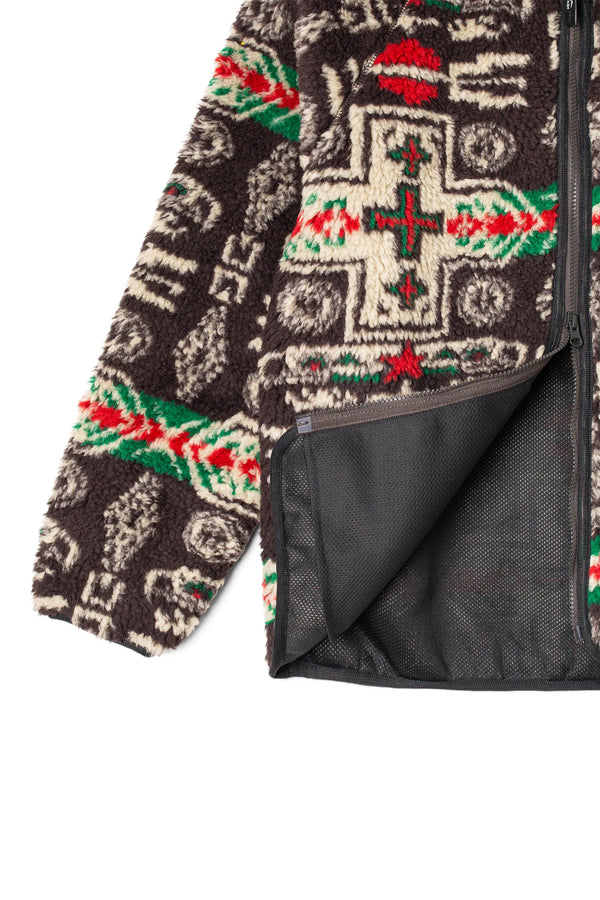 MANASTASH Chimayo Fleece Jacket Brown