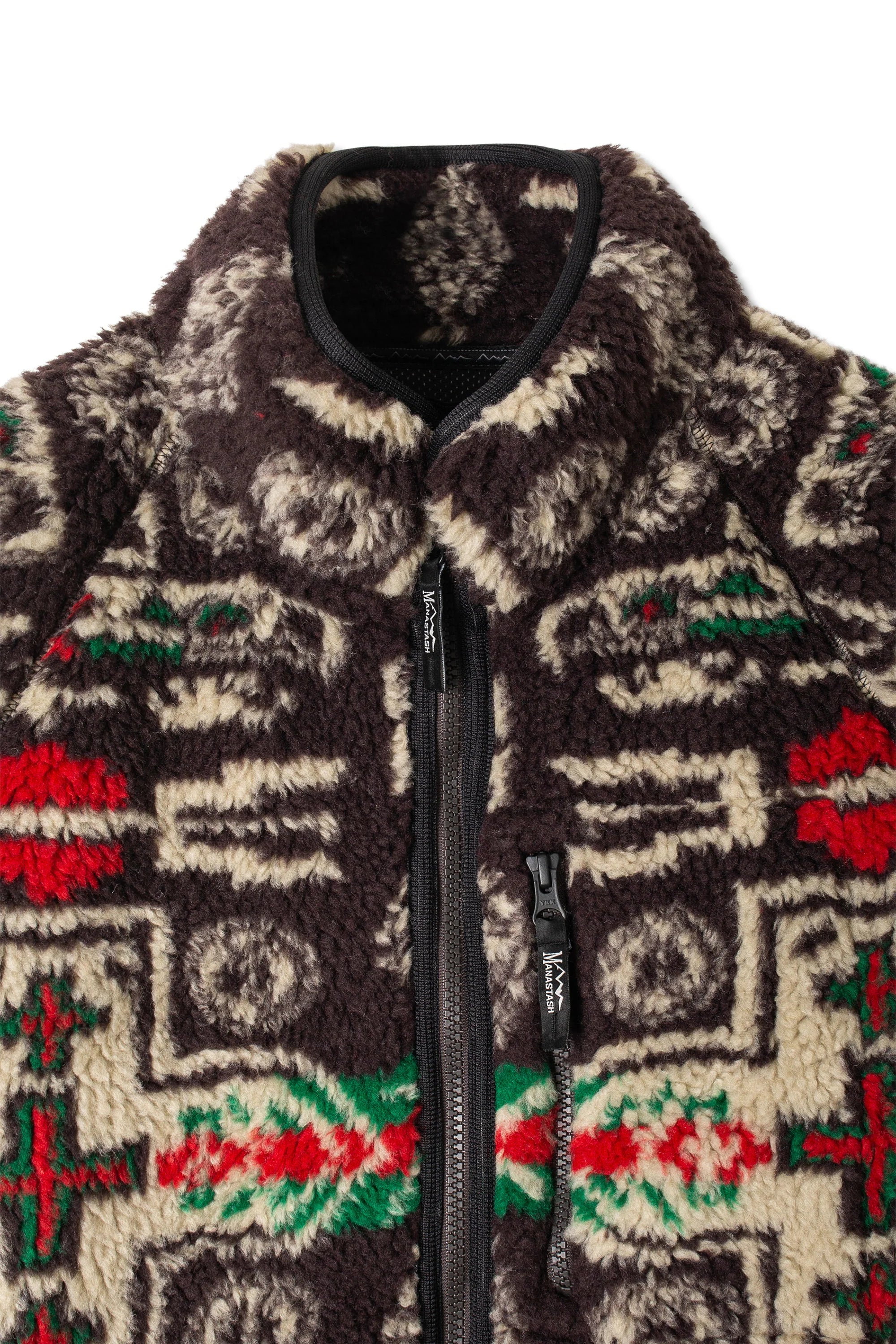 MANASTASH Chimayo Fleece Jacket Brown