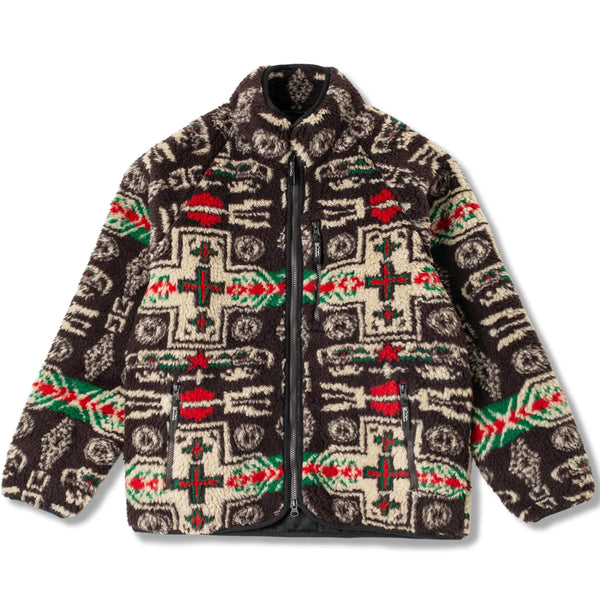 MANASTASH Chimayo Fleece Jacket Brown