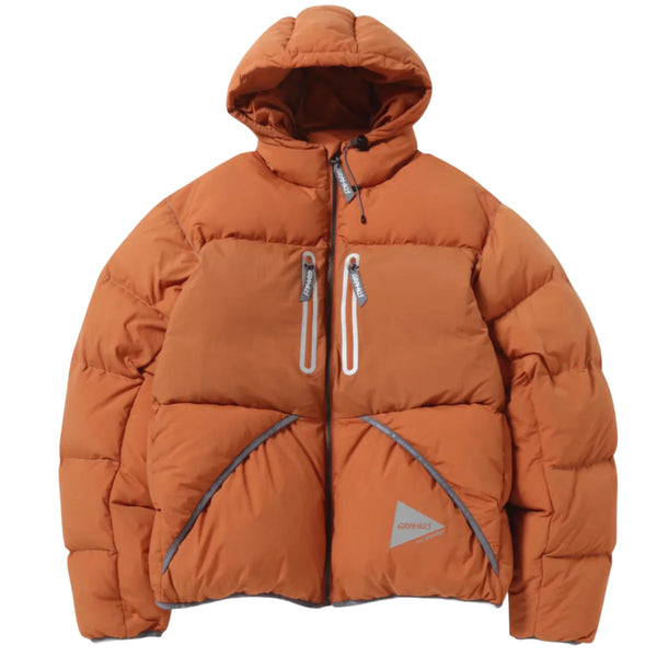 GRAMICCI X And Wander Woven Down Jacket Orange