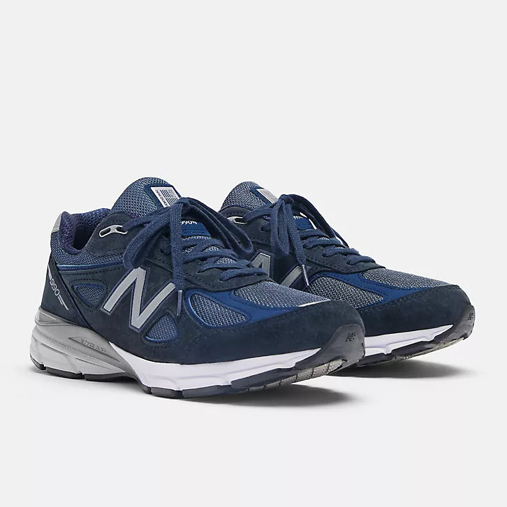 NEW BALANCE 990v4 Made in Usa Navy con argento 