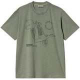 CARHARTT WIP S/S Flying Ducks T-Shirt Duck Green