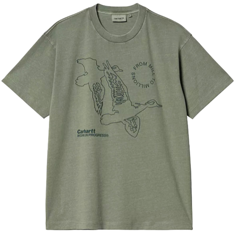 CARHARTT WIP S/S Flying Ducks T-Shirt Duck Green