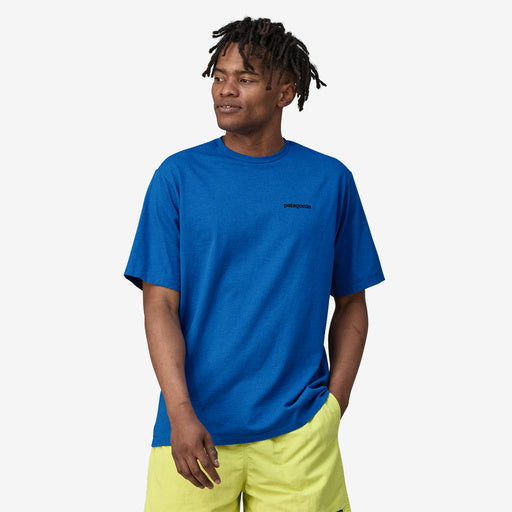 PATAGONIA P-6 Logo Responsibili-Tee® Outline: Vessel Blue