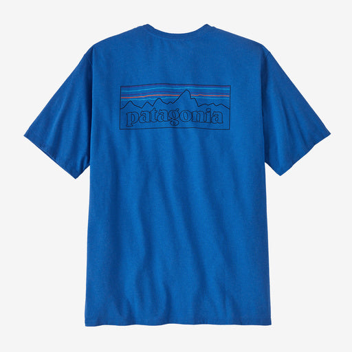 PATAGONIA P-6 Logo Responsibili-Tee® Outline: Vessel Blue