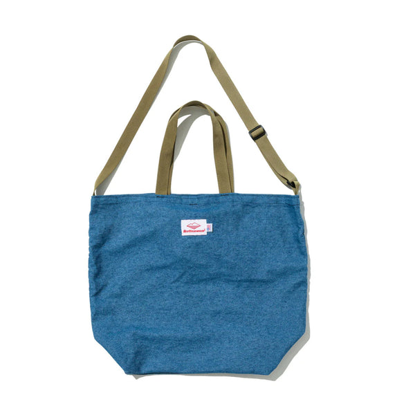 BATTENWEAR Packable Tote Denim Tan