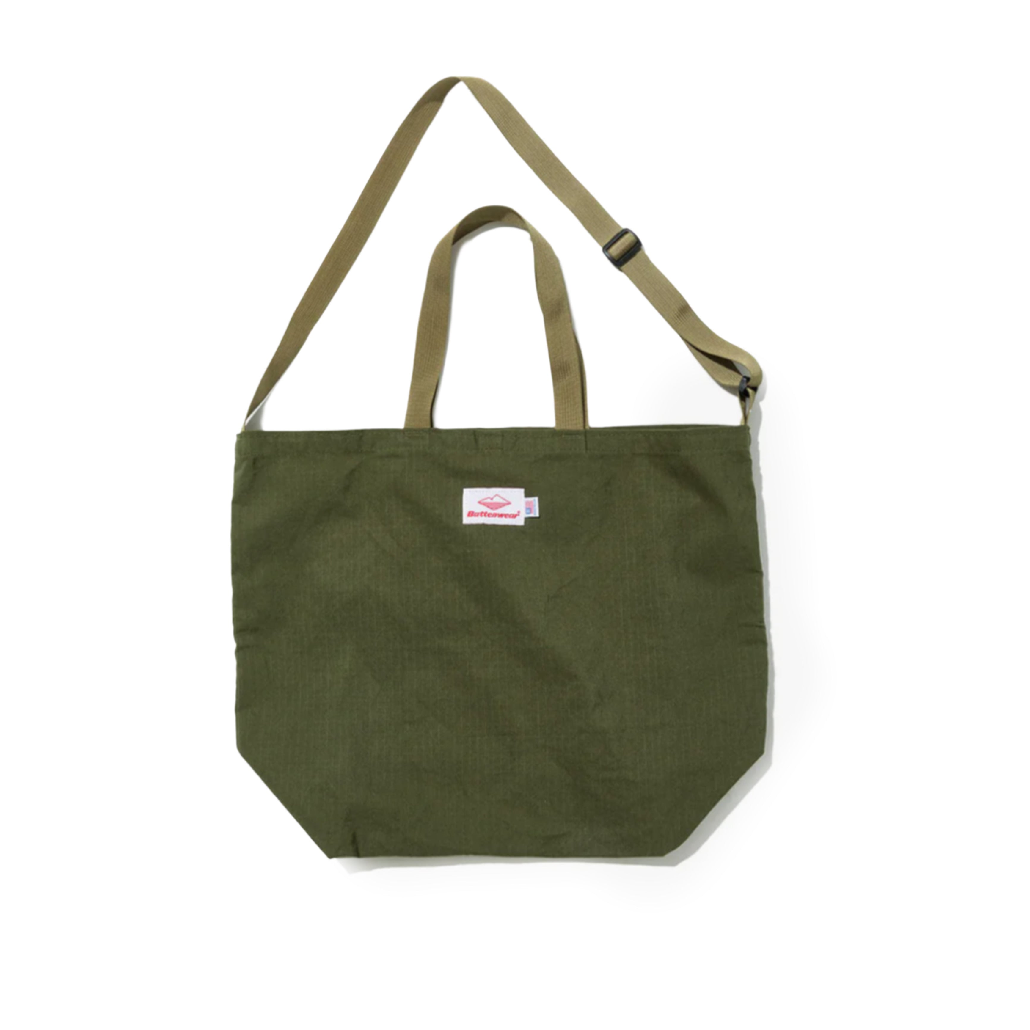 BATTENWEAR Packable Tote Olive Drab Tan