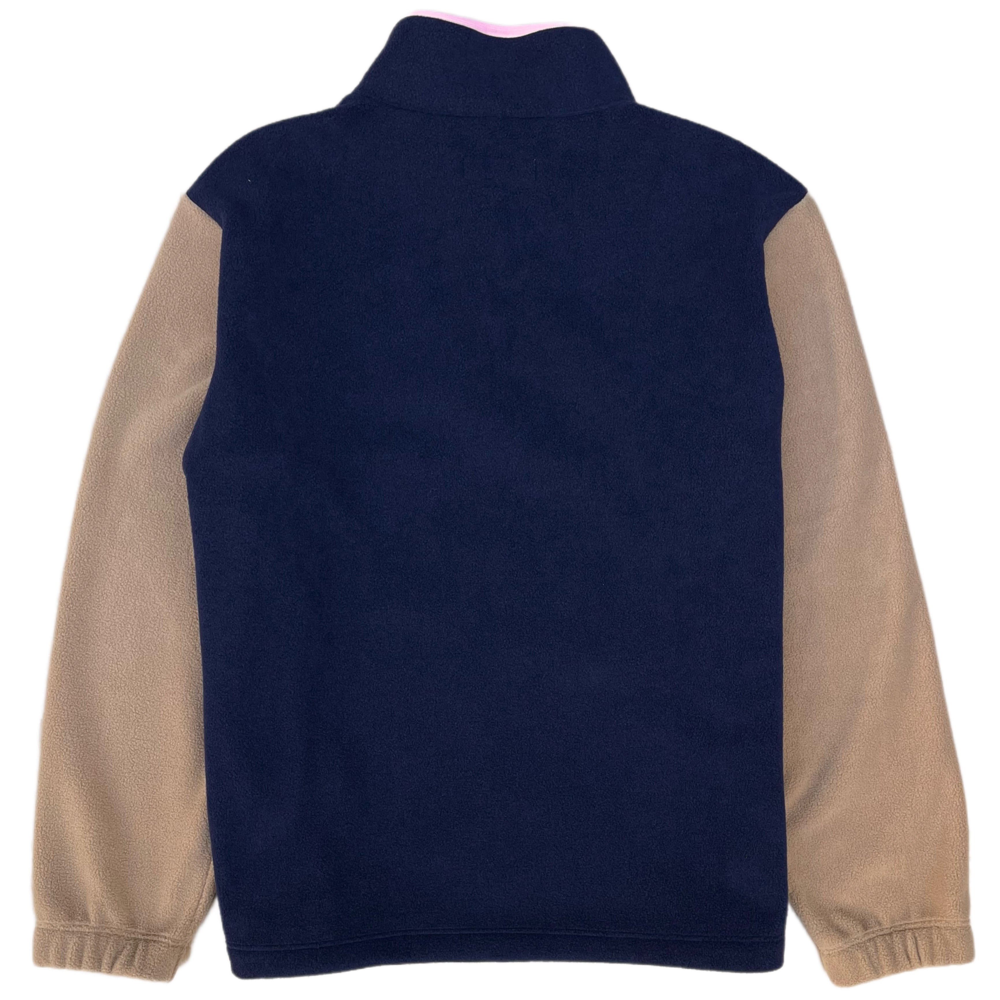 FRESH Mimmo Pull Polaire Demi-Zip Marine 