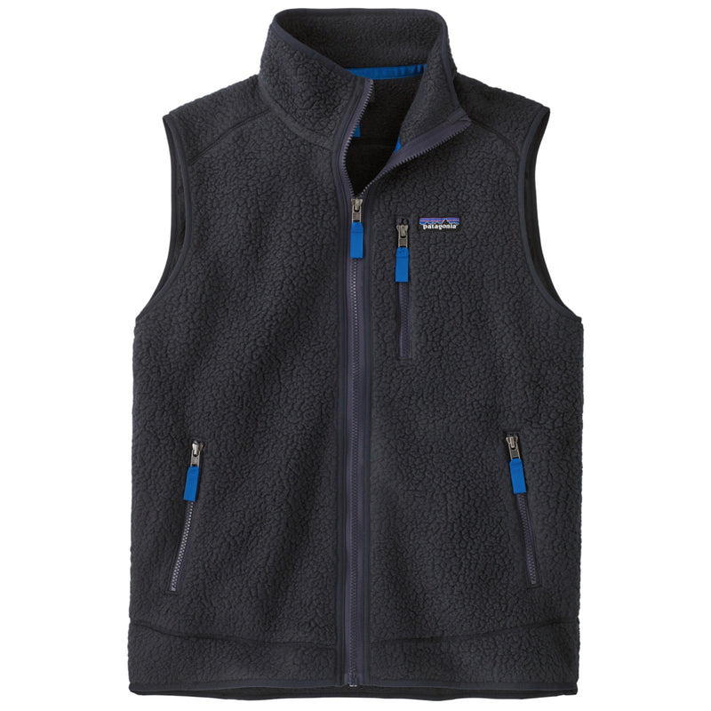 PATAGONIA Men's Retro Pile Fleece Vest Pitch Blue Endless Blue