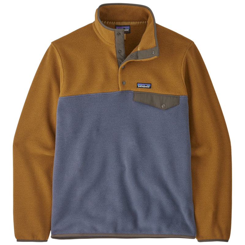 PATAGONIA Men's Lightweight Synchilla® Snap-T® Fleece Pullover Shelter Brown