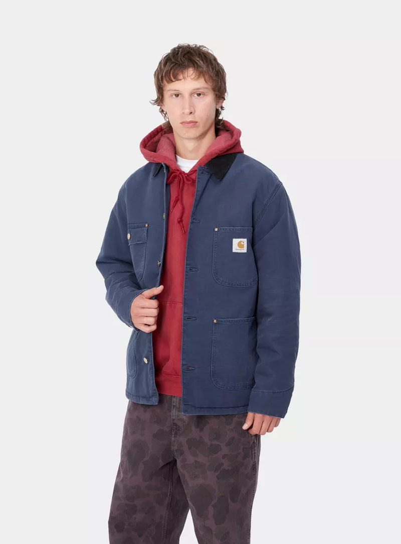 CARHARTT WIP OG Chore Coat Air Force Blue Black Aged Canvas