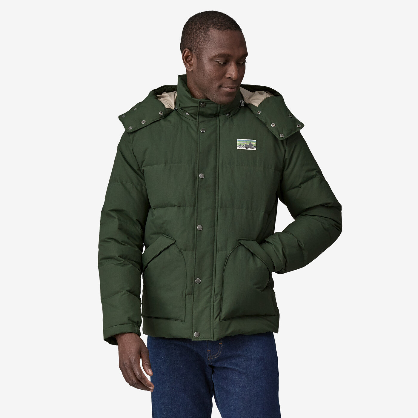 Giacca Downdrift da uomo PATAGONIA Torrey Pine Green 