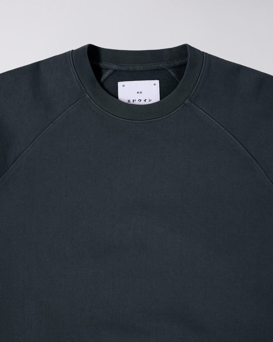 EDWIN Raglan Sleeve Crewneck Black