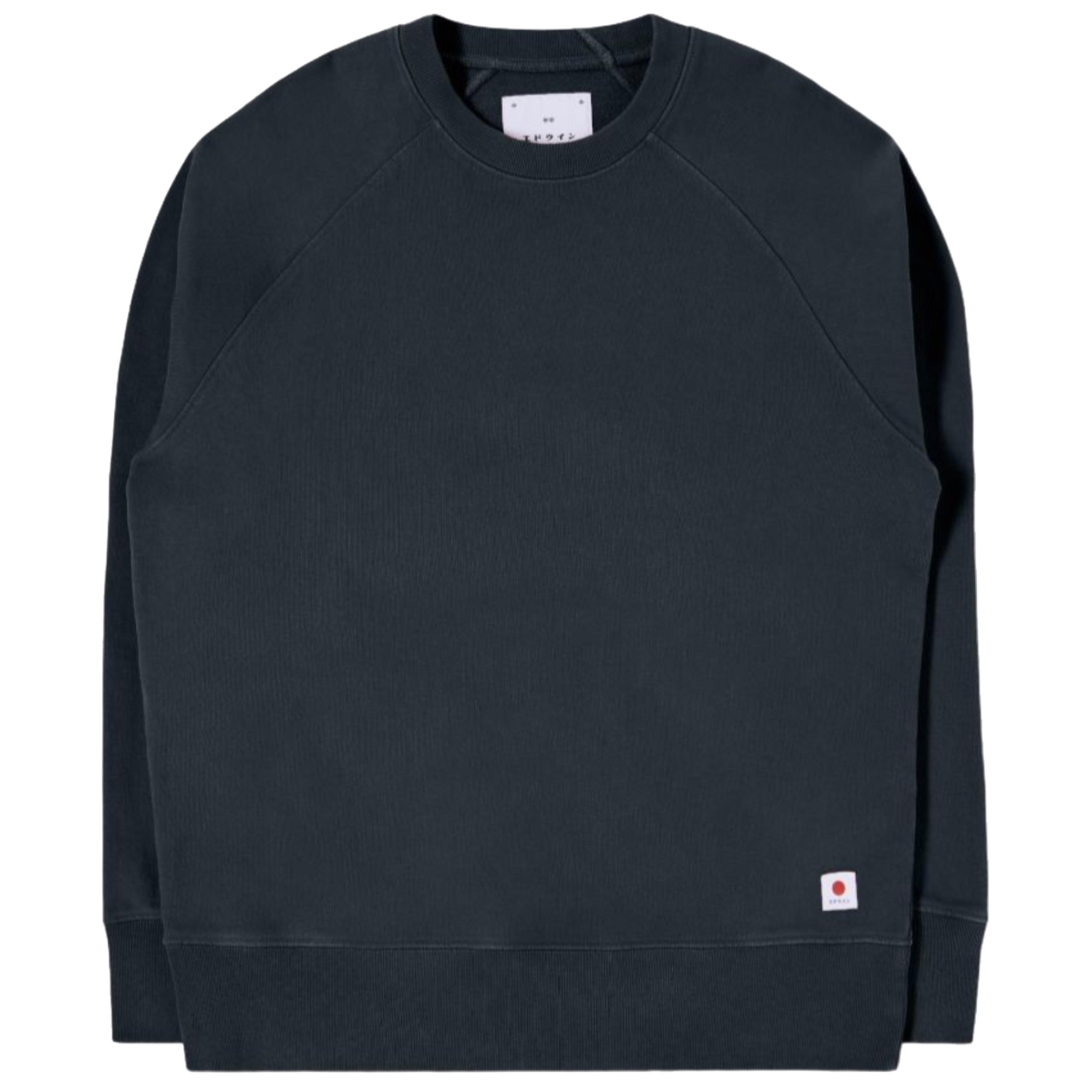 EDWIN Raglan Sleeve Crewneck Black