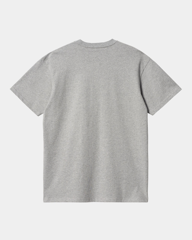 T-shirt CARHARTT WIP P/E Chase Grigio Erica Oro