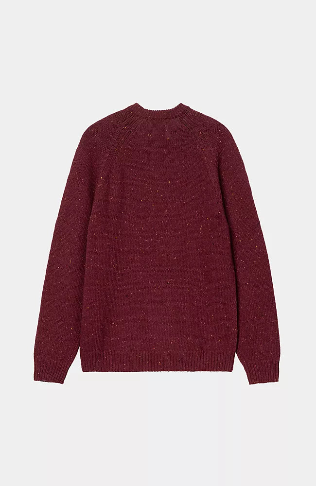 Maglione Anglistic CARHARTT WIP Speckled Malbec