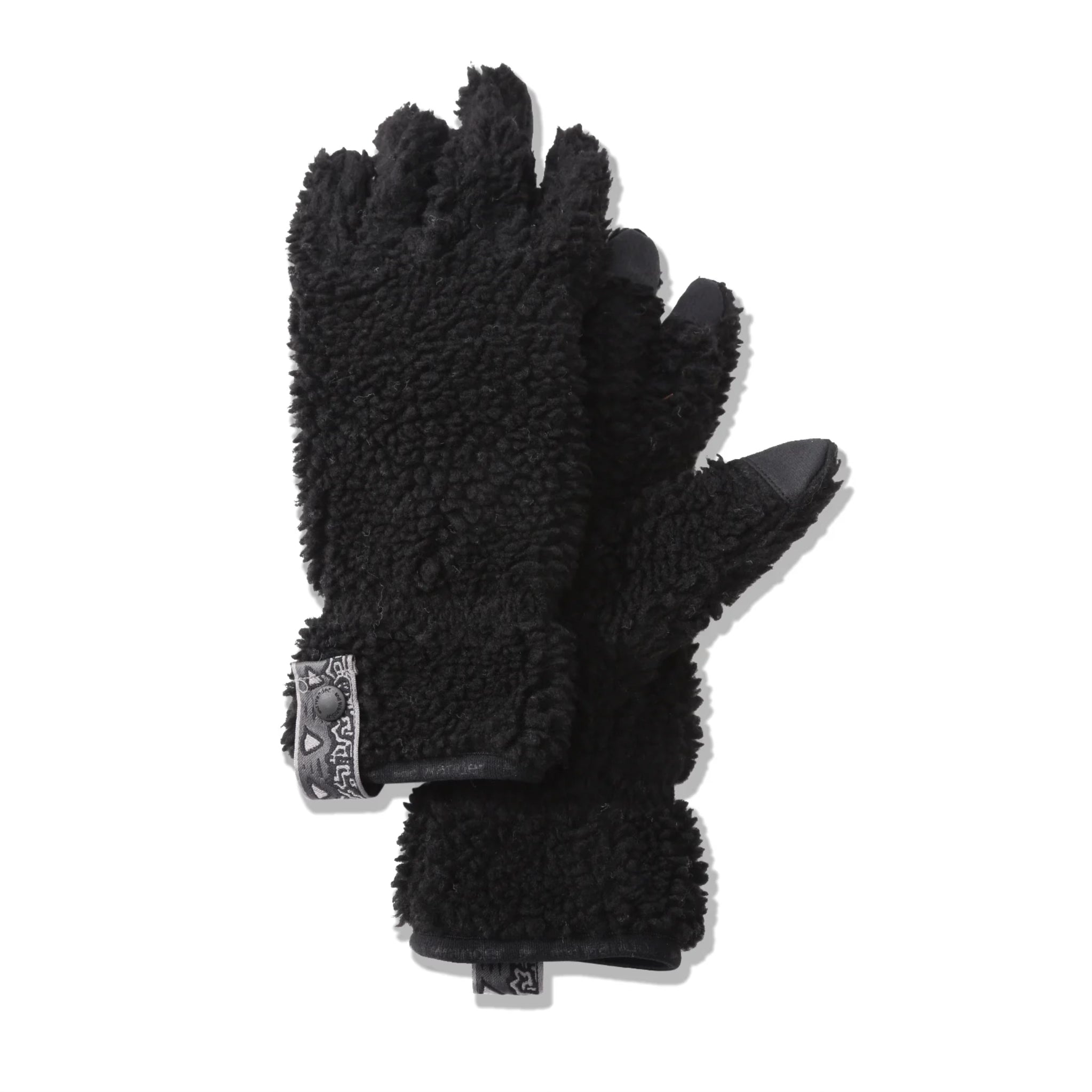 GRAMICCI X And Wander JQ Tape Fleece Glove Black