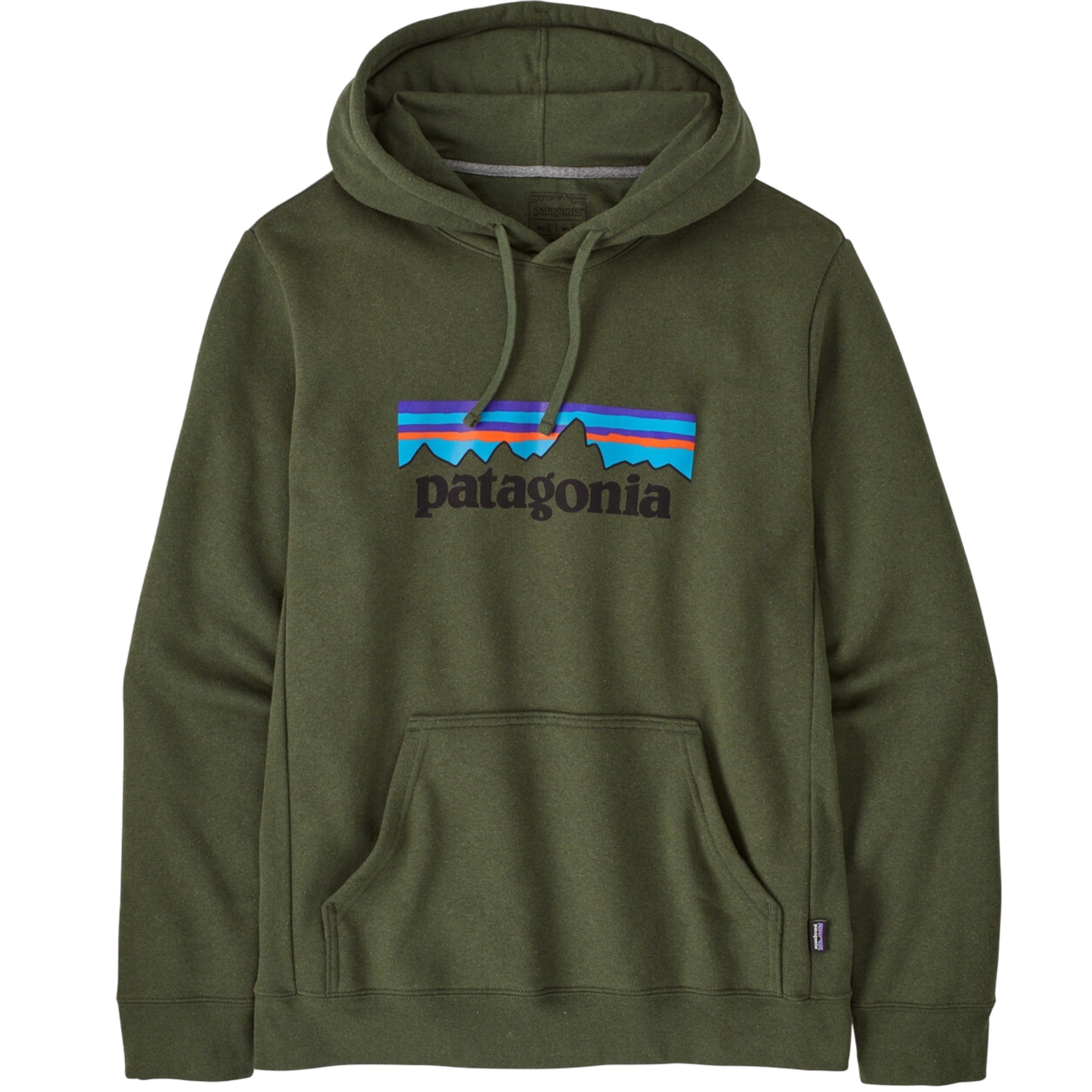 Felpa con cappuccio PATAGONIA P-6 Logo Uprisal Torrey Pine Green 