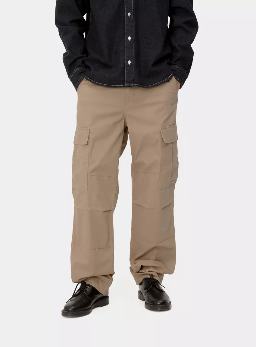 CARHARTT WIP Regular Cargo Pant Leather Rinsed