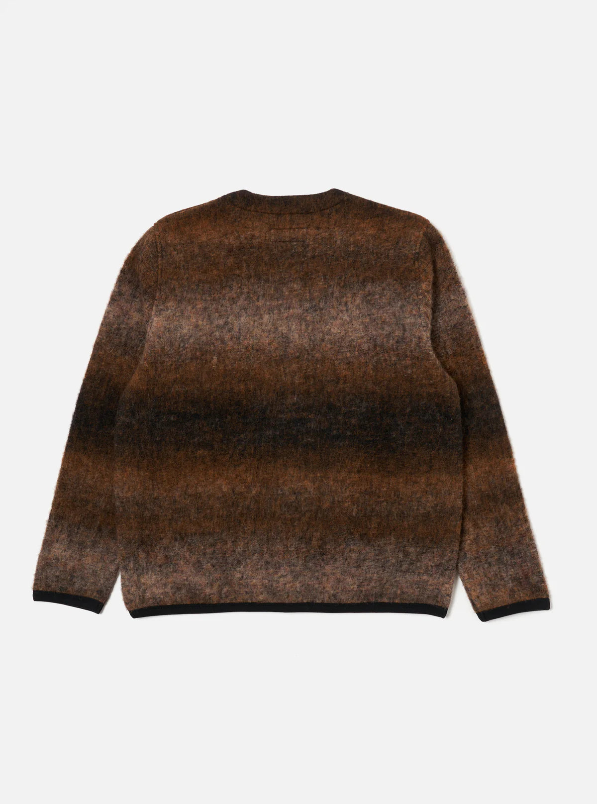 UNIVERSAL WORKS Cardigan in Brown Ombre Fleece