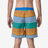 Pantaloncini da surf da uomo Wavefarer® PATAGONIA - 19" Fitz Stripe: Pufferfish Gold 