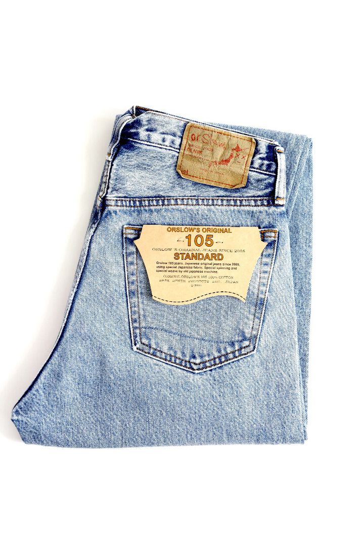 Jeans ORSLOW 105 Standard Blu cielo