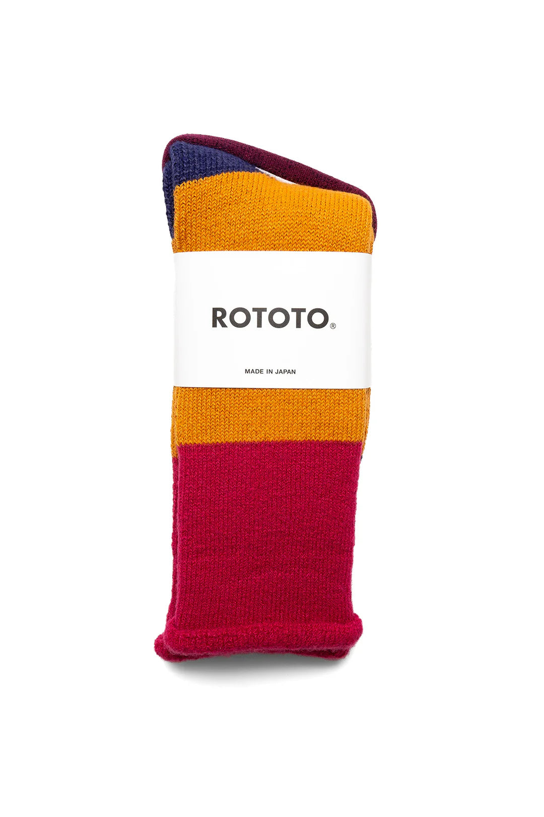 ROTOTO Chunky Pile Boot Sock Pink Orange